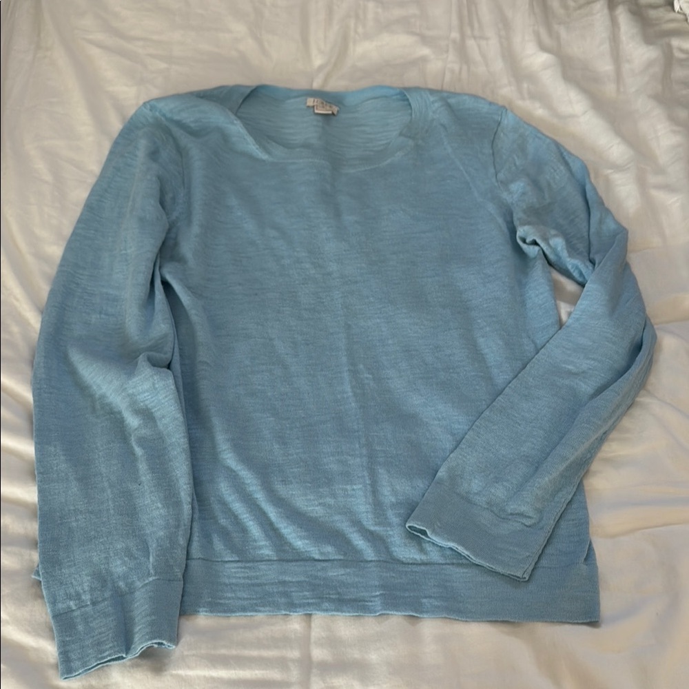 J. Crew Sky Blue Women's Crew Neck Sweater